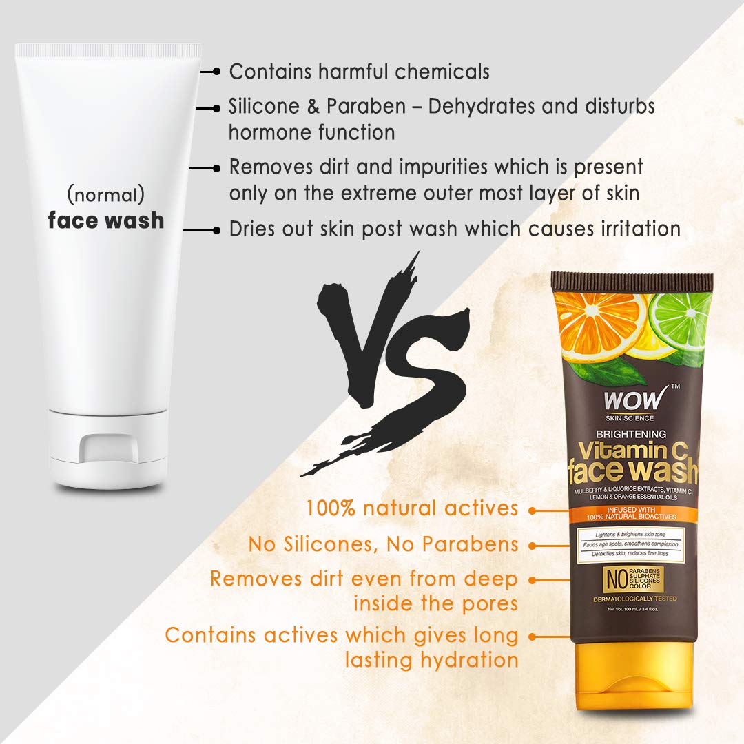 wow face wash vitamin c price