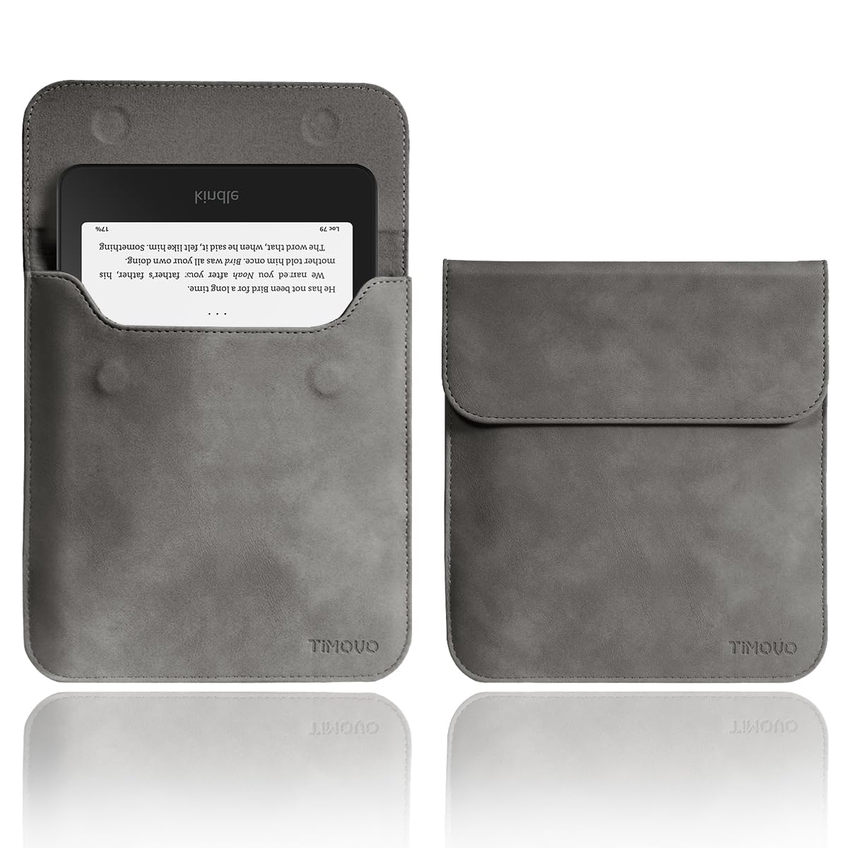 TiMOVO 7 Inch Sleeve Case, Compatible with All 7'' E-Reader Book (10th Gen. 2019/9th Gen. 2017) & Kobo Devices, Protective Sleeve Cover Pouch Bag Carrying Case for eReader, Space Gray