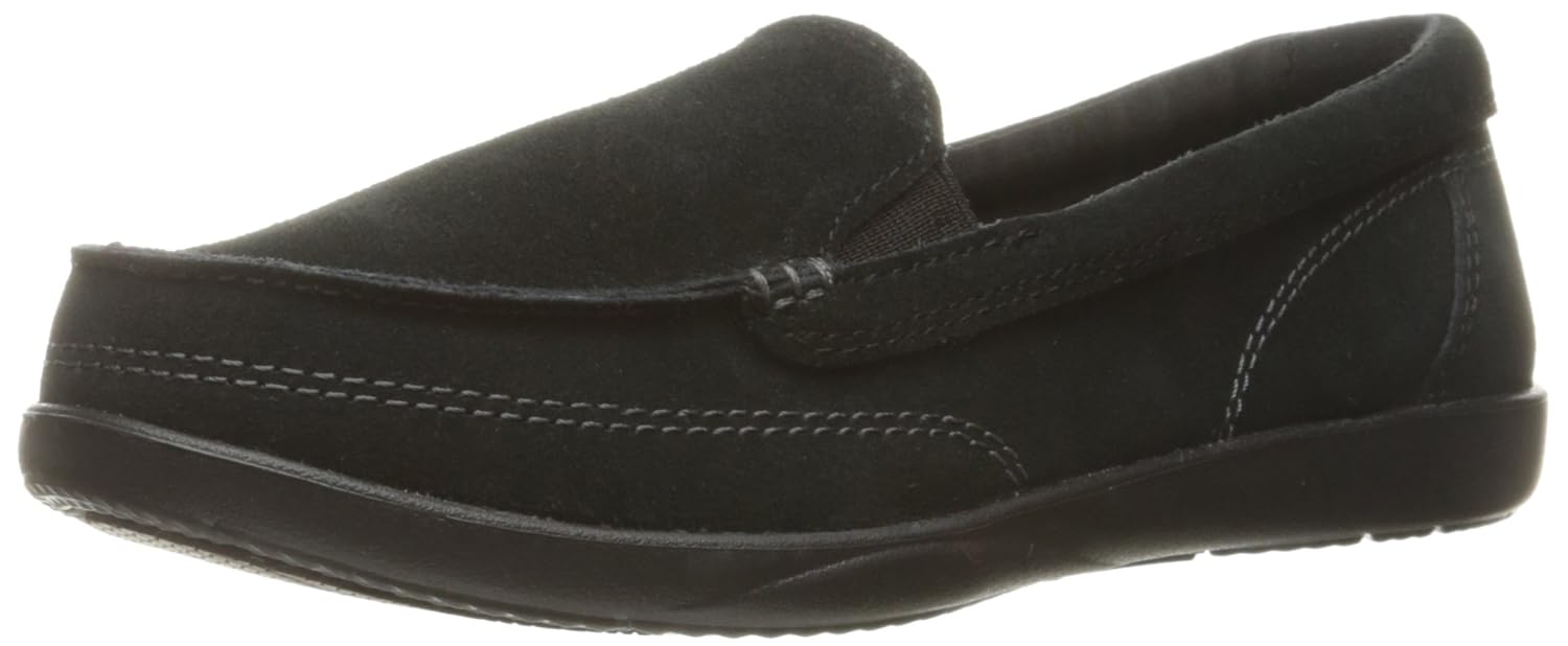 crocs women's walu ii suede loafer boat shoe