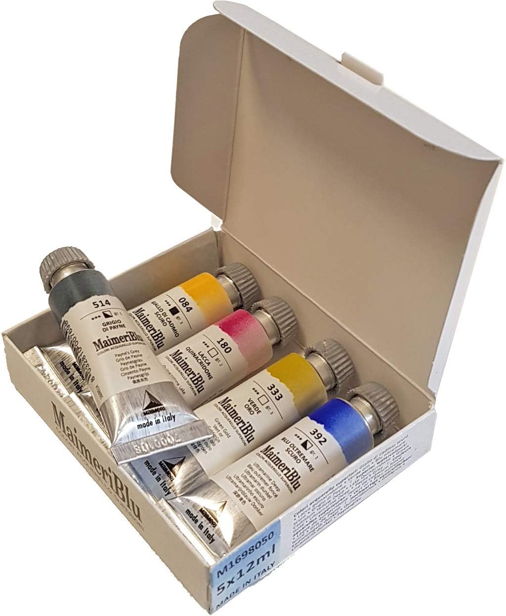 Maimeri Blu Artists' Watercolour Trial Collection 5 x 12ml Tubes