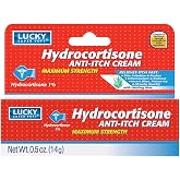 Lucky Super Soft Hydrocortisone, Anti-Itch Creme, 0.5 Ounce