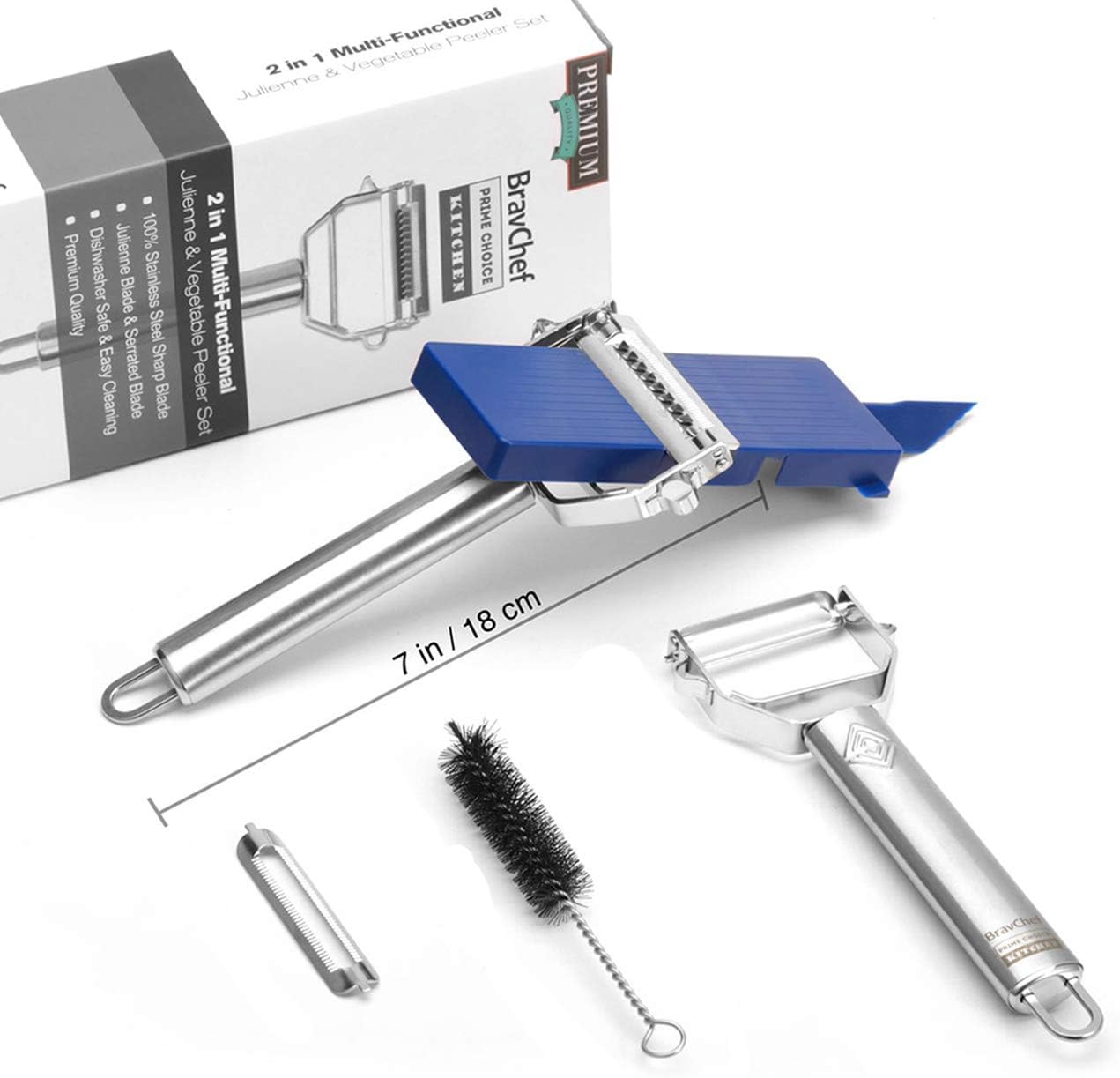 Best Stainless Steel Dual Peeler And Julienne Vegetable Kitchen Tools Gadgets Peeling