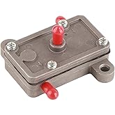 Haosie Fuel Pump, Replacement Snowmobile Fuel Pump Single Outlet Rectangular Fuel Pump Module Assembly Replacement for Go Kar