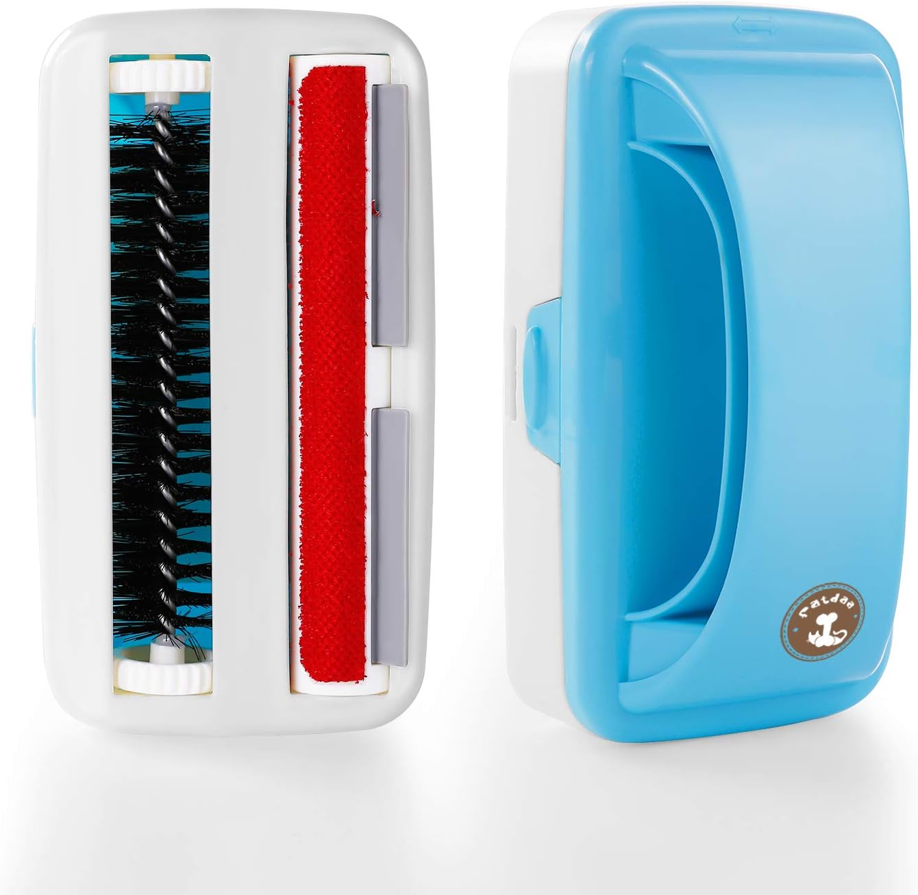 fatdaa Pet Hair Remover Roller - Portatable Handheld Hair Cleaning Brush for Removing Cat Dog Hair from Couches, Beds, Rugs, Mat and Car Seats