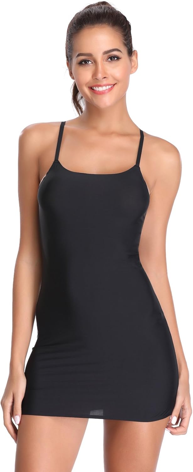 Full Slips for Women Under Dress Long Camisole Seamless
