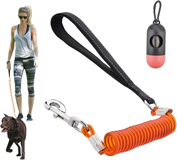SZELAM ChewProof Dog Leash Non Chewable Dog Training Tether 59 Inch