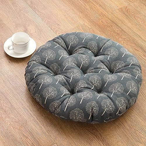 Indoor Dining Table and Chair Cushion Round Cushion Garden Furniture Deep Seat Cushion Non-Slip Outdoor Solid Cushion (Color : B, Size : 50cm50cm)