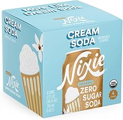 Nixie, Soda Zero Sugar Cream Soda Organic, 12 Fl Oz