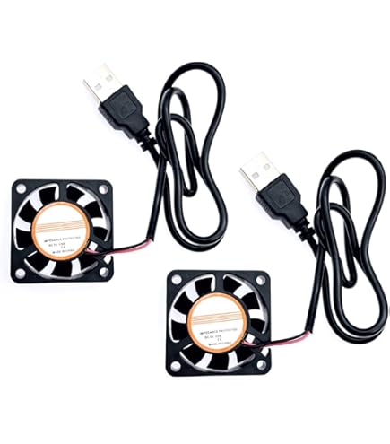 DEVMO 2 Pz USB 5V DC Fan 2510 Piccolo 2 Pin Raffreddamento - Foto 3