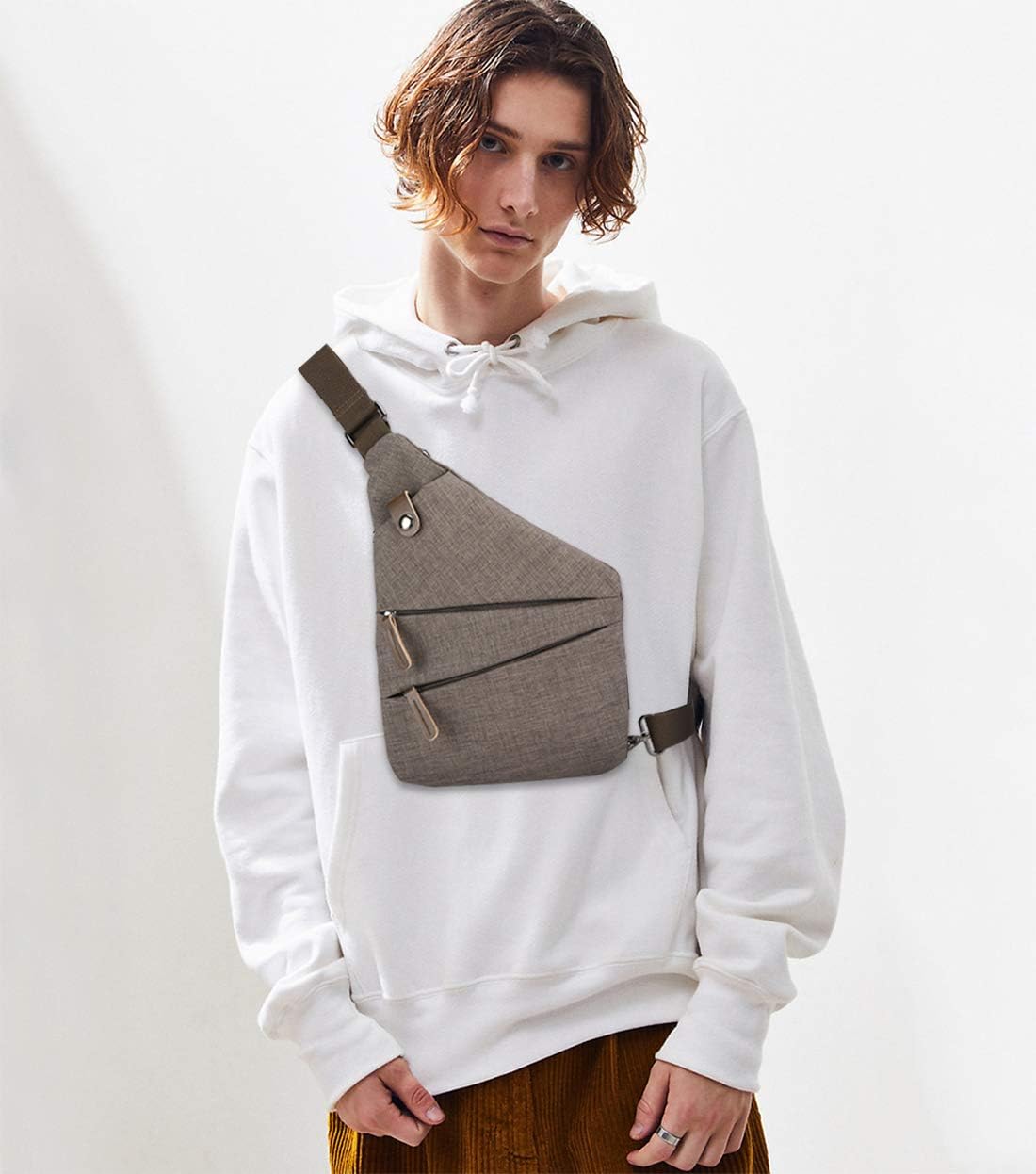 FANDARE New Sling Bag Shoulder Crossbody Bag Sport Party Travel Portable Shoulder Bag Anti-Theft Men Waterproof Polyester - Image 3