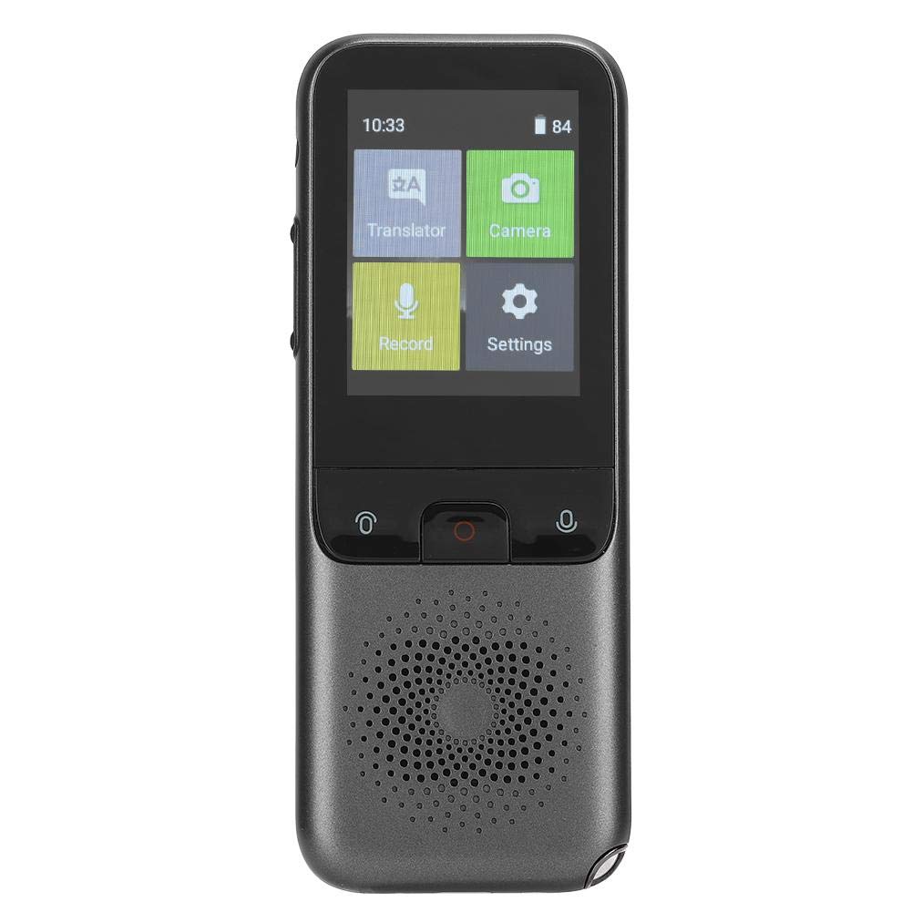 Dpofirs 138 Languages Smart Voice Translator, 1500mah Real Time Instant Language Translator, Photo Translator supports Offline Translation for Android, WIFI Translation Device
