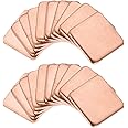 uxcell Flat IC Chipset Thermal Copper Heatsink for CPU GPU 15 x 15 x 1.5mm 20pcs