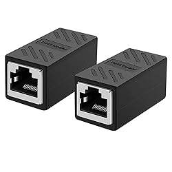 Dingsun RJ45 Coupler 2 Pack in-Line Coupler Female