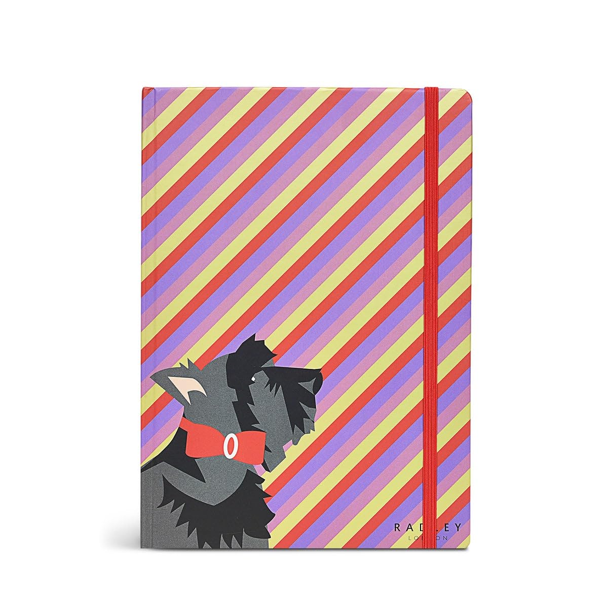 RADLEY Harlequin A5 Lined Notepad Hardback in Purple