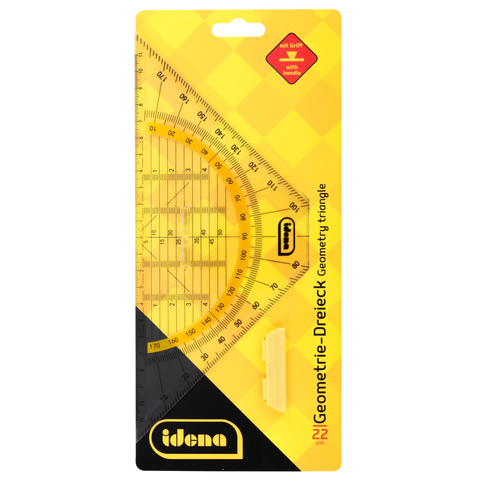 IDENA 602043 Geo Set Square with Handle 22 cm — image 1