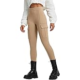 baleaf Women's Fleece Lined Leggings Thermal Hiking Pants Water Resistant Pockets Winter Warm Cargo Insulated Tights