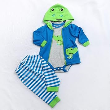 FidgetGear Simulate Cartoon Printing Cotton Clothing for 58~60CM Doll Toy Frog 58~60CM