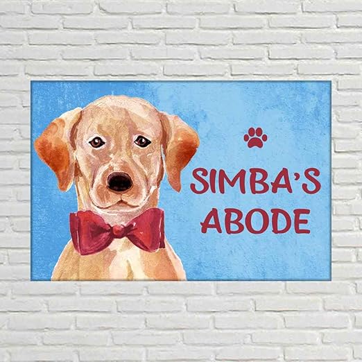 personalised beware of the dog signs