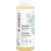 The Honest Company Bubble Bath, Hypoallergenic, Fragrance-Free, 12 fl oz | Foaming Bubble Bath, 12 Fl Oz. Tear-Free, Hypoallergenic, Naturally Derived, With Aloe. Gentle For Baby's Sensitive Skin.