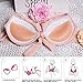 Silicone Breast Inserts - Waterproof Enhancers Bra Inserts A to C Cup for Swimsuits & Bikini