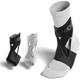 BetterGuards Lite Ankle Brace &ndash; Lightweight Sports Ankle Support for Men &amp; Women | Stabilizer for Comfort &amp; Mobility | Breathable, Non-Compression Fit for Sports, Training &amp; Recovery (Black, X-Large, Left)