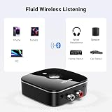 UGREEN Bluetooth 5.1 Audio Receiver Dual 3.5mm RCA AptX HD Noise Canceling view 5