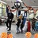 45 Pack Halloween Balloons Set Bat Tassels Inflatable Happy Halloween Swirl Ceiling Hanging Decorations Party Favors Supplies