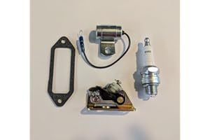 GARCAN Points, Condenser, Spark Plug & Gasket for K-Series K161 K181 K241 K301,Replacement for Kohler OEM