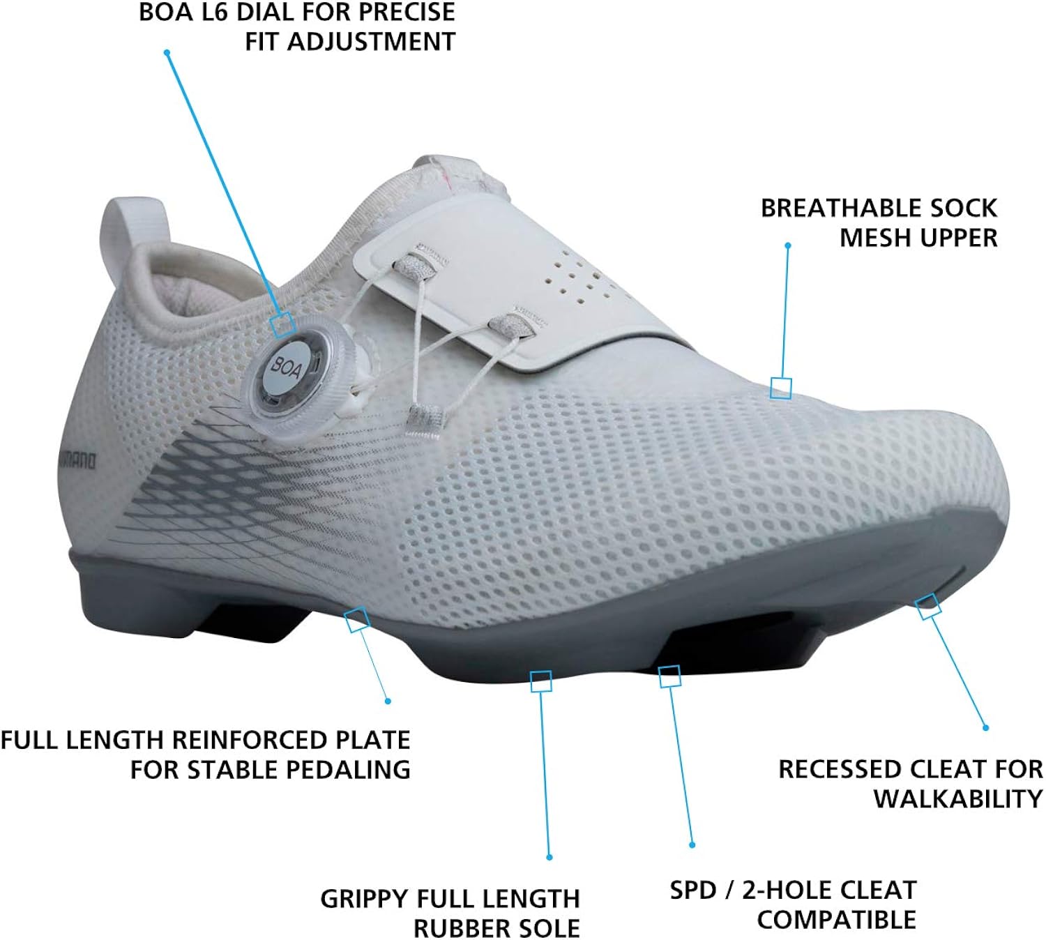 spd recessed cleat shoes