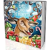 Personalized Story Book by Dinkleboo - "Santa’s Reindeer" - For Kids Aged 0 to 8 Years Old - A Story About Your Child Wanting