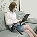 Wonder Worker Newton Ergonomic Folding Laptop Table, Adjustable Laptop Stand, Portable Desk for Laptop, Bed Tray Cooling Pad, Blackthumb 2