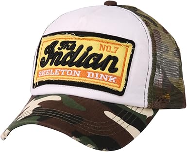 gorras planas con rejilla