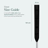 WINSOME Waterproof Rotary Washing Line Cover with Zip - Black view 2