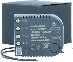 Módulo WiFi para interruptor de luz y enchufes, módulo único ...