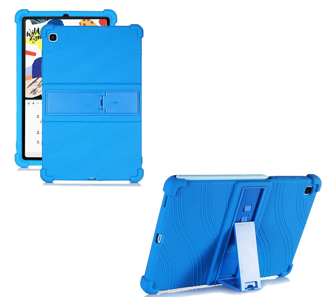 RLTech Case for Samsung Galaxy Tab S6 Lite, Soft Kid Friendly Light Weight Build in Kickstand Protective Case for Samsung Galaxy Tab S6 Lite 10.4 P610/P615, Blue