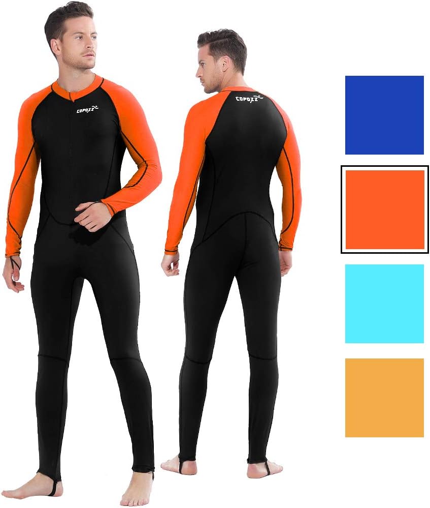 COPOZZ Diving Skin, Men Women Youth Thin Wetsuit Rash Guard- Full Body UV Protection - for Diving Snorkeling Surfing Spearfishing Sport Skin