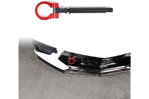 Car Front Bumper Tow Hook Compatible with Chevrolet Corvette C8 2020-2024, Racing Style Front Bumper Trailer Ring, Towing Tow