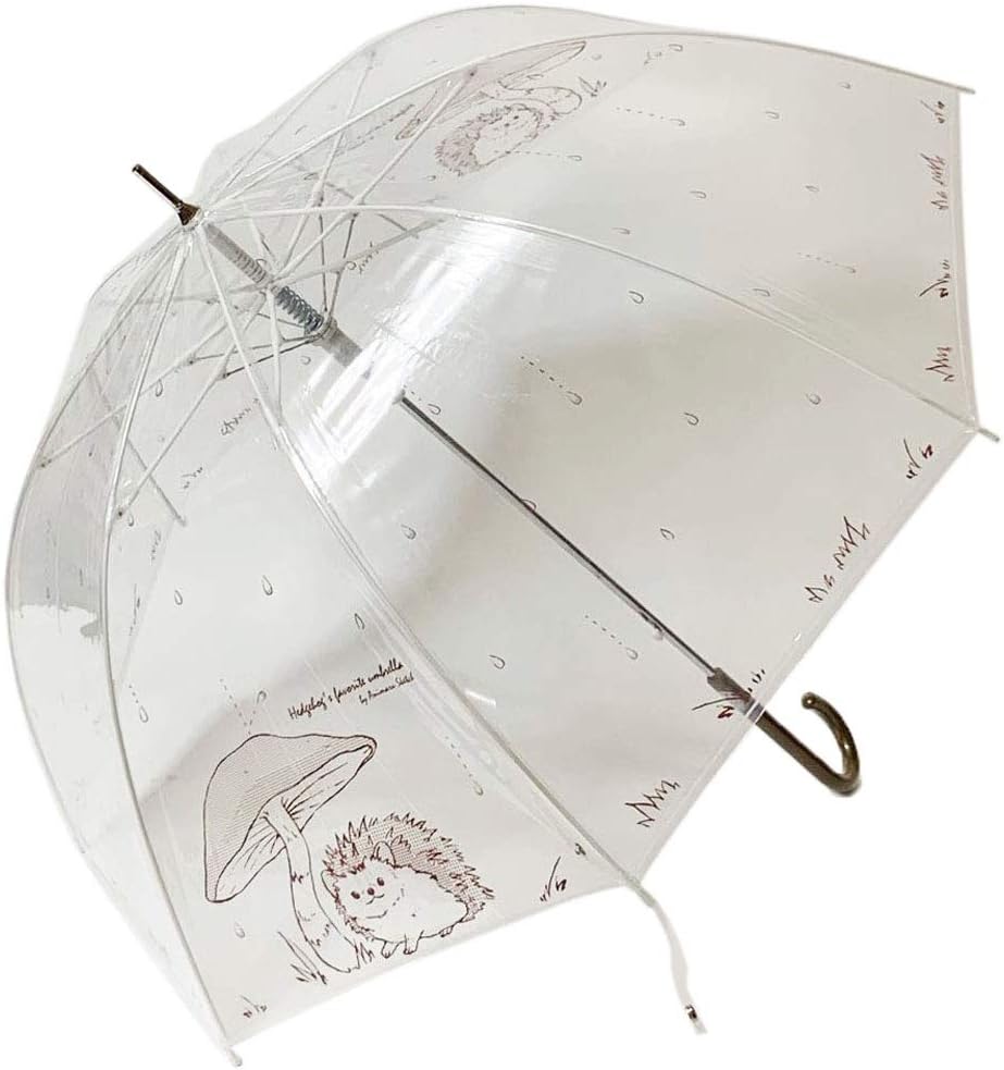 Amazon Co Jp コウモ Koumo 長傘 ハリネズミ 58cm 深張り 耐風 ビニール傘 ジャンプ Tanpopo ホーム キッチン