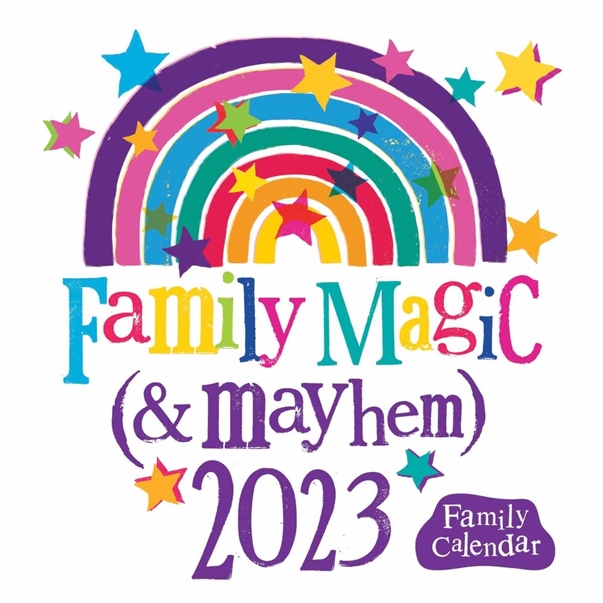 Bright Side, Family Magic Square Wall Planner Calendar 2023