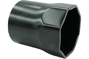 RoloTippi 2-3/4-Inch 8 Point Wheel Bearing Locknut Socket, 3/4-Inch Drive, for Axle Nut Socket, Remove and Install Wheel Bearing Nuts, Carbon Steel, Powder-Coated (2-3/4" 8PT, 3/4" Drive)