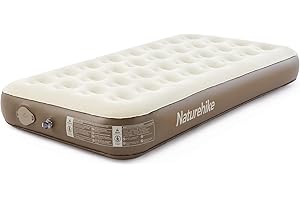 Naturehike 1/2/3 Person Air Mattress with Built-in Air Pump, Self-Inflatable/Self-Deflating Air Mattress for 1/2/3 Person, Co