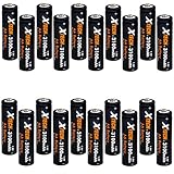 Xtech AA Ultra High-Capacity 3100mah Ni-MH Rechargeable Batteries (20 pack)