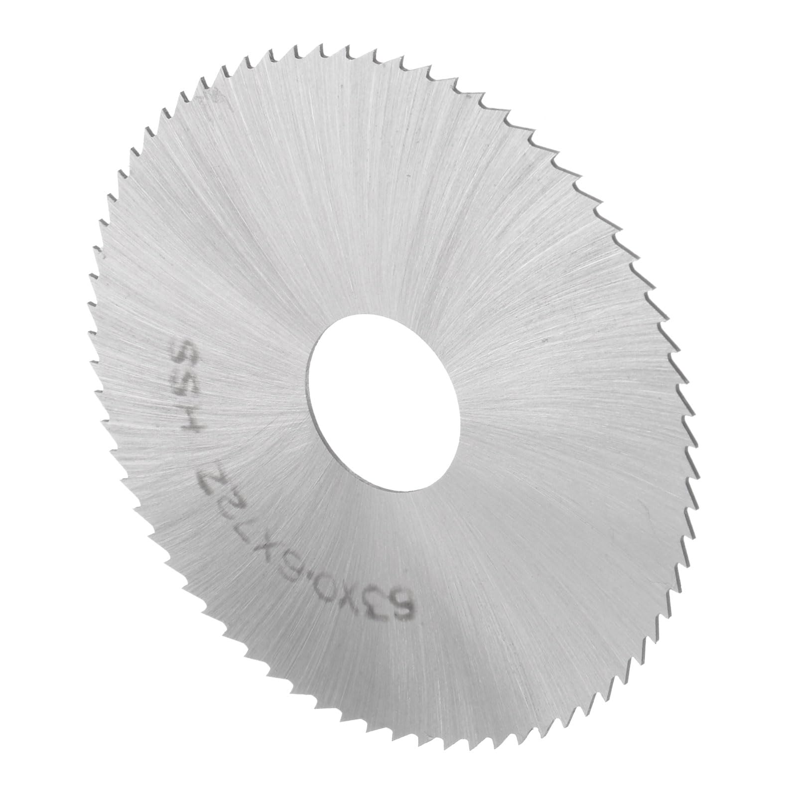 CoCud Circular Saw Blade, 63mm Dia 16mm Arbor 0.6mm Thick 72 Tooth, 6542 High Speed Steel (HSS) Wood Cutting Table Saw Blades - (Applications: for Metal Woodwork Plastic Aluminum)