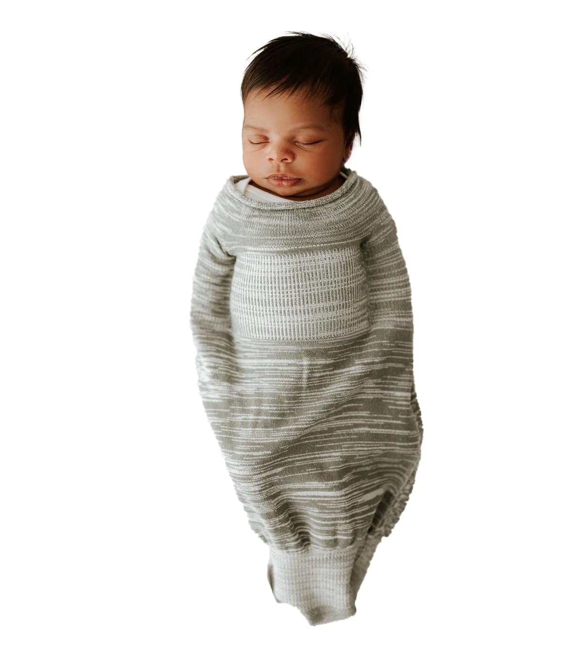 Photo 1 of Swaddelini Large Swaddle Sleep Sack, Easy-to-Use Baby Sleep Sack, Helps Babies Sleep Longer, 0-3 Months, 12-18 Pounds, Made in USA, Grey