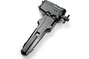 AIBREAY X String Launcher, X Winder Launcher with Grip, Two Launch Mode, Battling Gyro Accessories(Black)