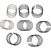 XTPTFABS 2M4860 Piston Rings,4.000 in Bore -1.5 x 1.5 x 3.0 mm Thick,8-Cyl | For GM 6.0L LQ4 LQ9 V8,For 1999-2006 Chevy GMC Cadillac H2 Truck &amp; SUV,Standard 4.0 inch Bore with 1.5/1.5/3mm Ring Thickness