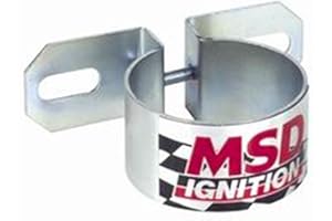 MSD 8213 Ignition Coil bracket (Canister Style), Horizontal Mounting GM coils
