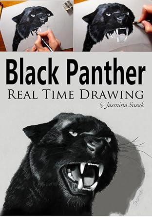 Amazon Com Black Panther Real Time Drawing By Jasmina Susak
