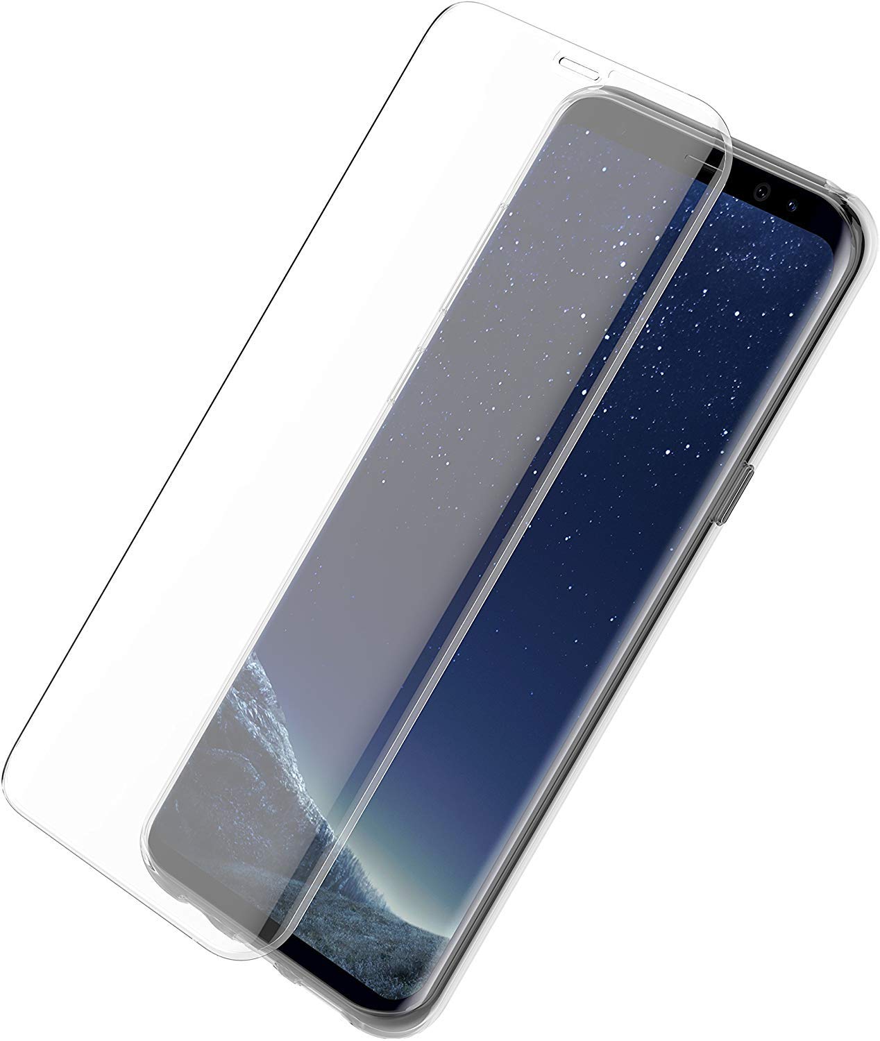 OtterBox Alpha Glass Screen Protector for Galaxy S8+, Tempered Glass, x2 Scratch Protection