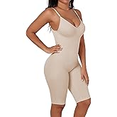 BampooPanPa Backless Shapewear for Women Tummy Control Bodysuit Seamless Butt Lifter Full Body Shaper Body Suit